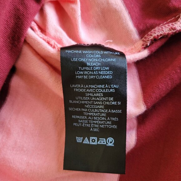 Anthropologie Pilcro Pink Red **Rugby Shirt** Size S - Picture 9 of 10